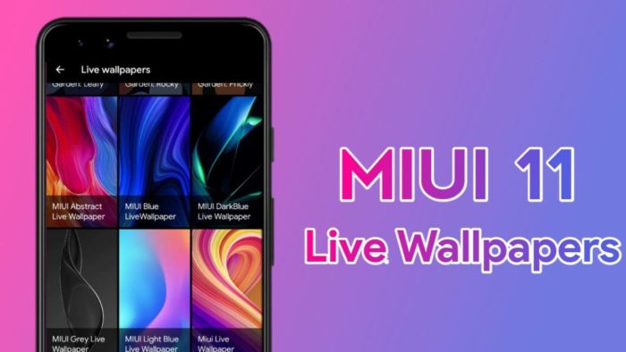 [Root] MIUI 11 Live Wallpapers in Android Device