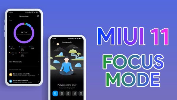 Enable MIUI 12 Screentime with Focus Mode in MIUI 11