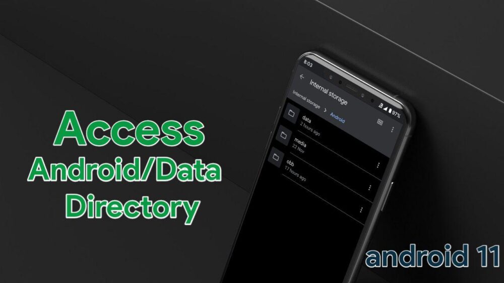 access data folder in android 11
