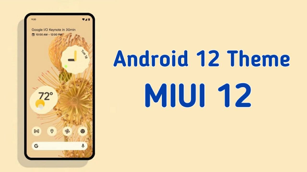 Download Android 12 Theme for MIUI 12 Xiaomi Phones