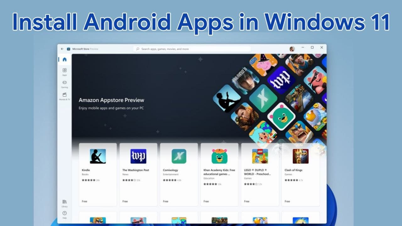 Install Android Apps on Windows 11
