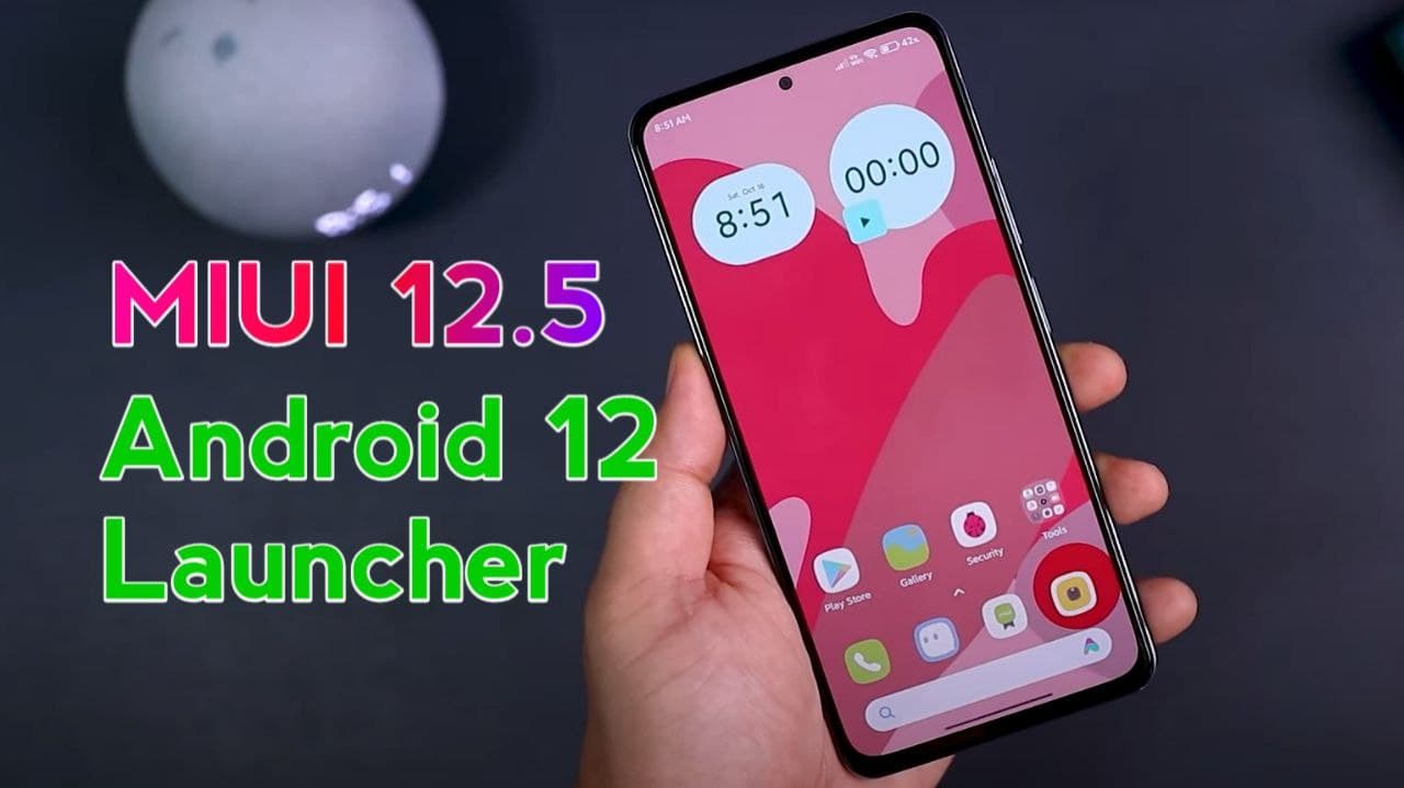 miui 12.5 android 12 launcher for xiaomi phones